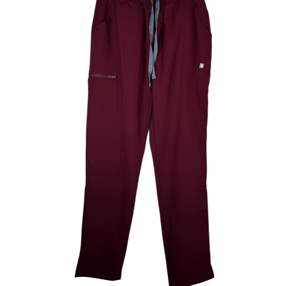 Figs Burgundy Yola Pants
